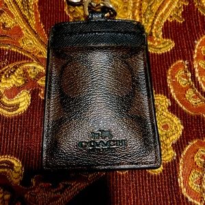 Coach Signature Lanyard